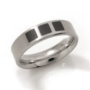 0101-15 Boccia Titanium Ring