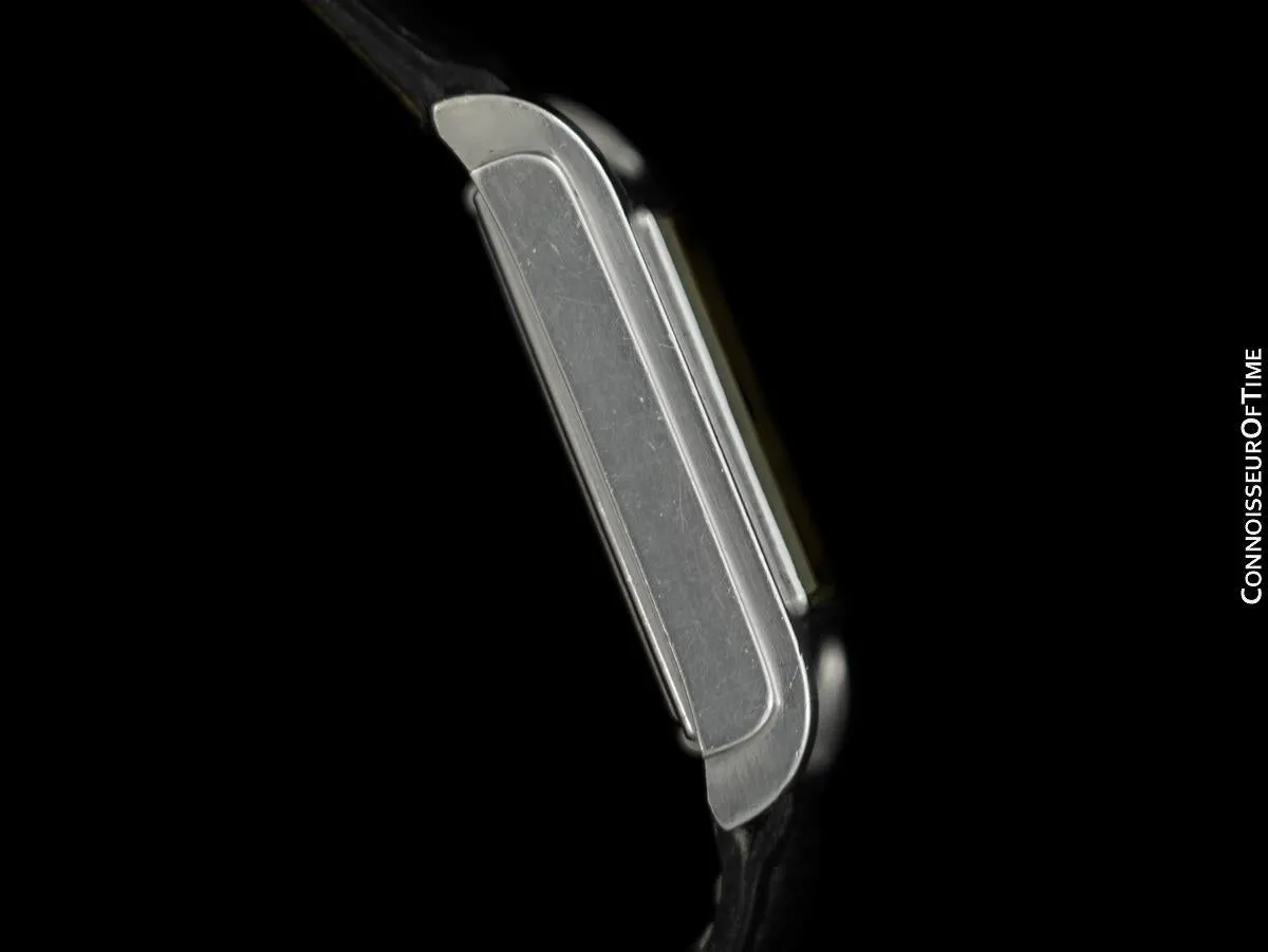 1935 Omega "Deluxe Marine" Standard Rare Early Waterproof Patented Case Watch - Stainless Steel
