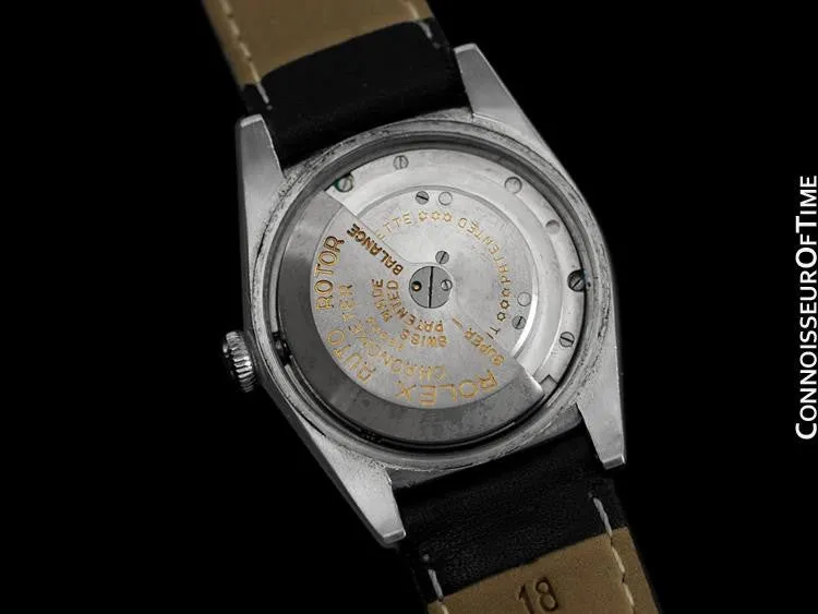 1941 Rolex Vintage Mens WWII Era Bubble Bubbleback, Ref. 2940, Stainless Steel - Very Fine & Rare