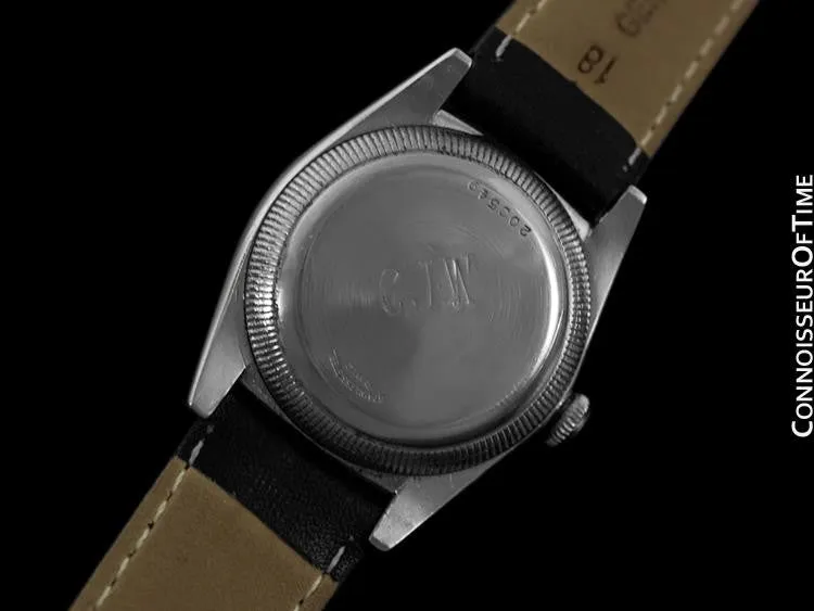 1941 Rolex Vintage Mens WWII Era Bubble Bubbleback, Ref. 2940, Stainless Steel - Very Fine & Rare