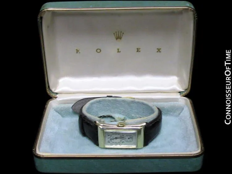 1944 Rolex Prince Brancard Eaton 1/4 Century Doctor's Watch - 14K Gold