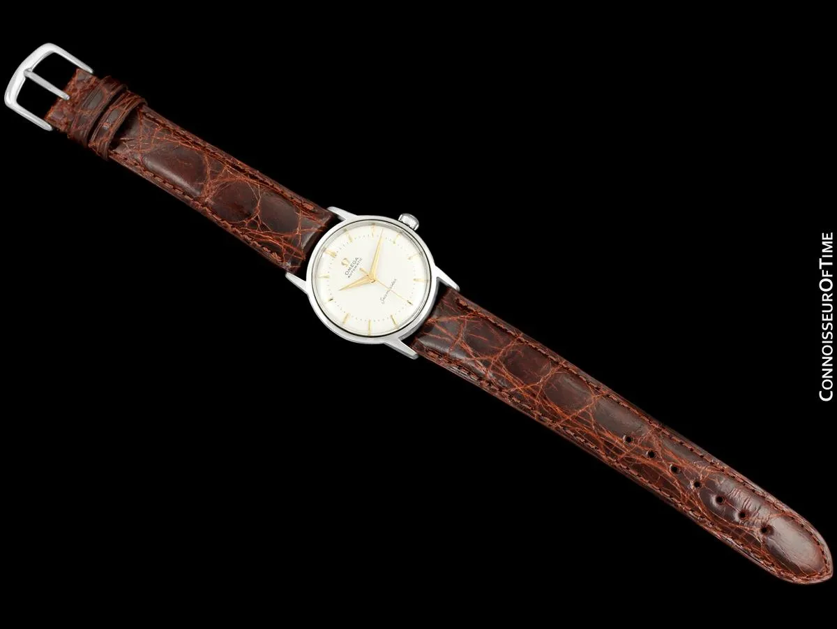 1958 Omega Seamaster Mens Unisex Vintage Automatic Watch - Stainless Steel