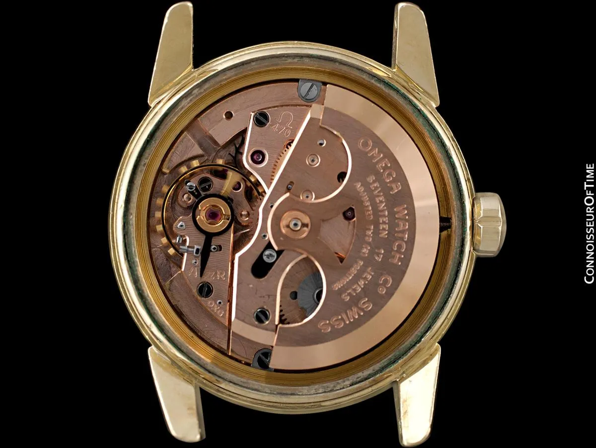 1959 Omega Vintage Midsize Mens 31.5mm Seamaster, Automatic - 14K Gold Filled