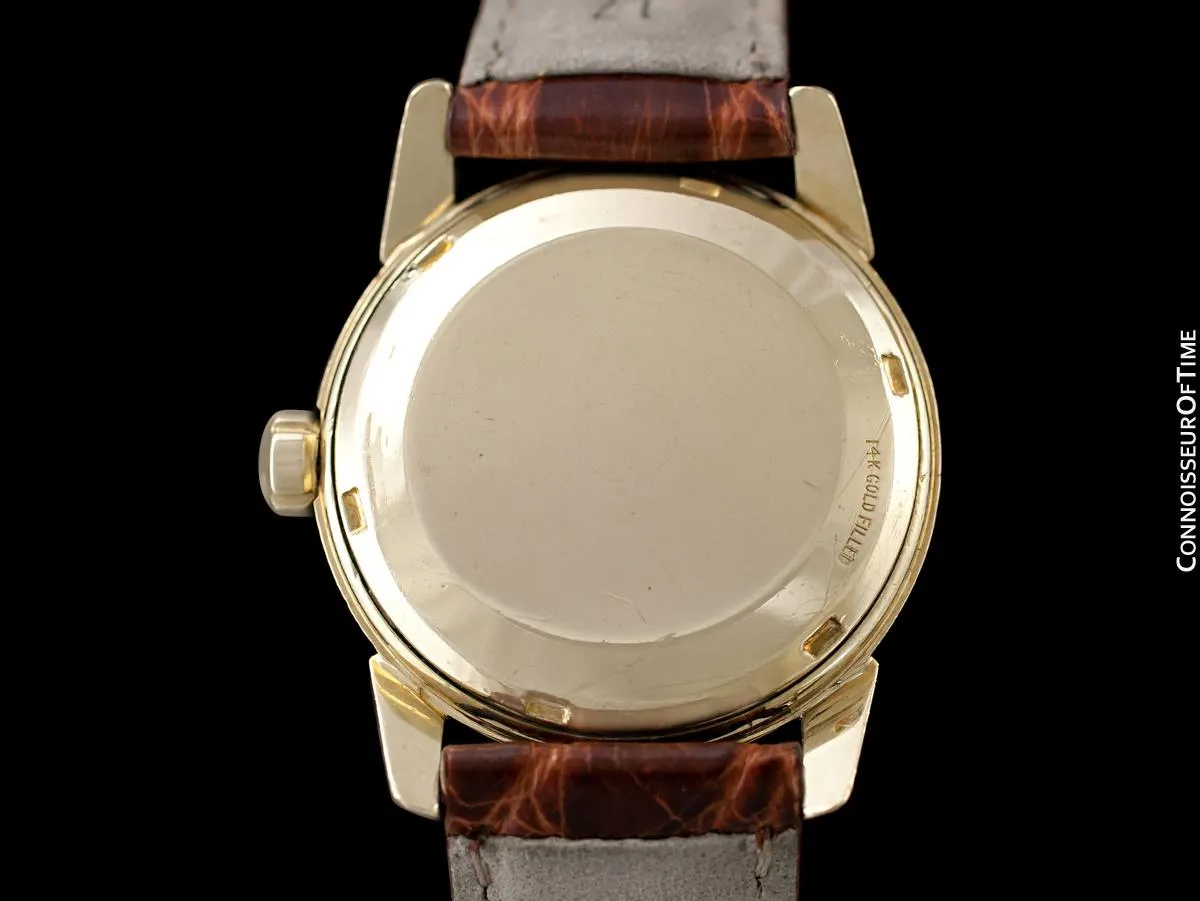 1959 Omega Vintage Midsize Mens 31.5mm Seamaster, Automatic - 14K Gold Filled