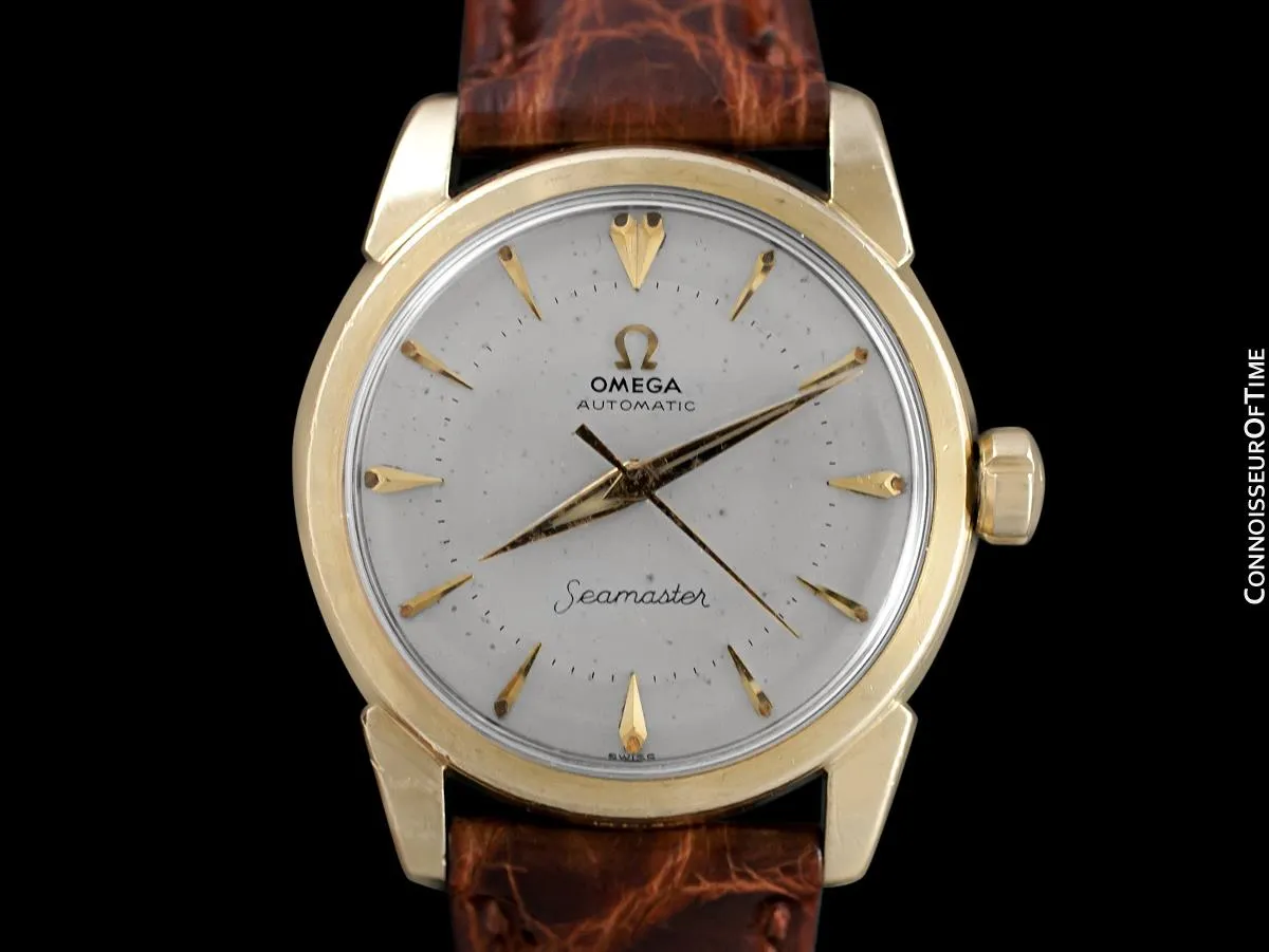 1959 Omega Vintage Midsize Mens 31.5mm Seamaster, Automatic - 14K Gold Filled