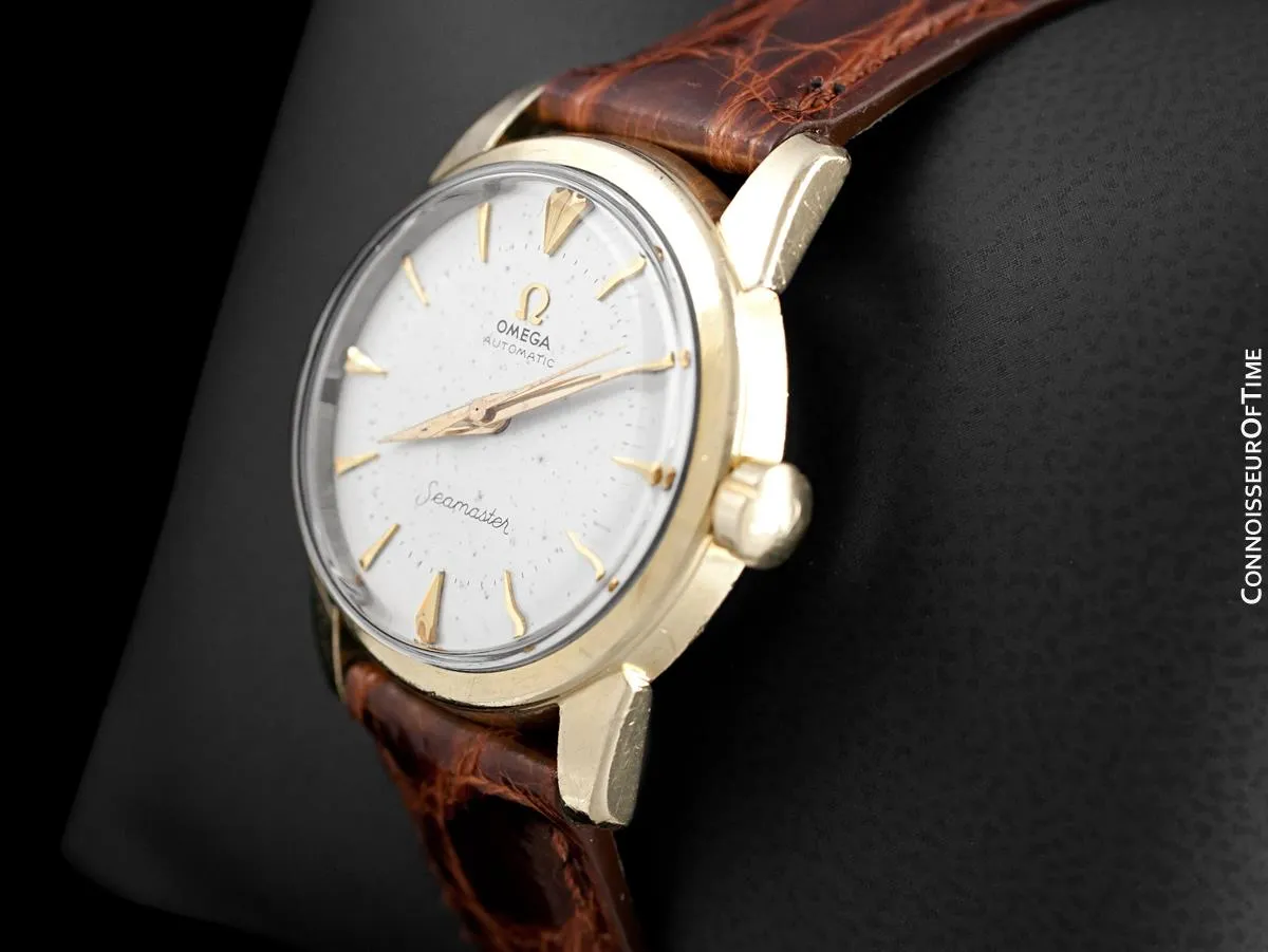 1959 Omega Vintage Midsize Mens 31.5mm Seamaster, Automatic - 14K Gold Filled