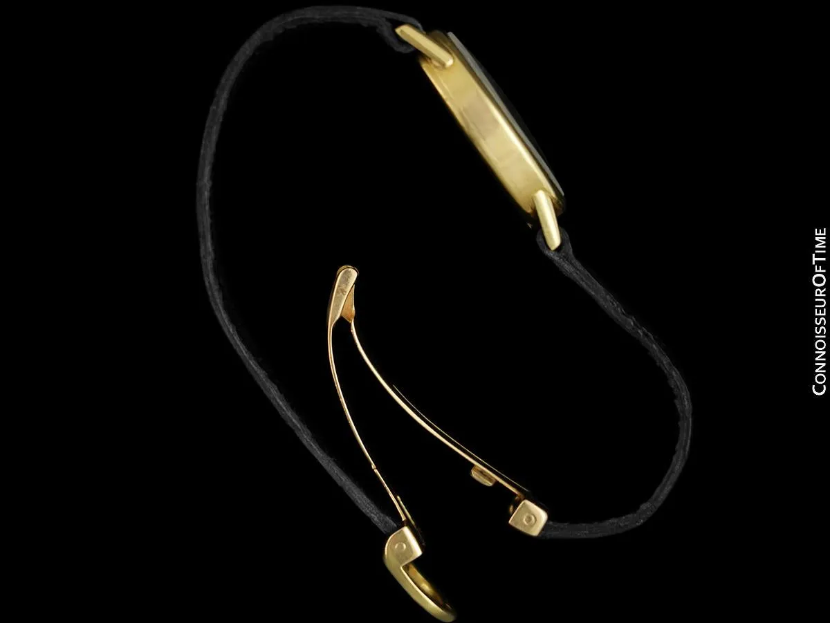 1960's Asprey Baume & Mercier Vintage 18K Gold Watch - OWNED & WORN BY JERRY LEWIS