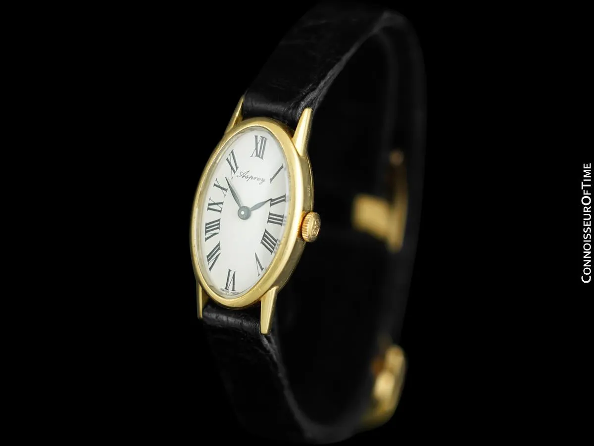 1960's Asprey Baume & Mercier Vintage 18K Gold Watch - OWNED & WORN BY JERRY LEWIS