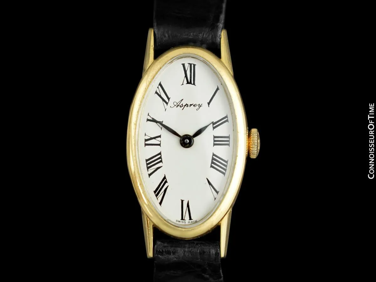 1960's Asprey Baume & Mercier Vintage 18K Gold Watch - OWNED & WORN BY JERRY LEWIS