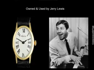 1960's Asprey Baume & Mercier Vintage 18K Gold Watch - OWNED & WORN BY JERRY LEWIS