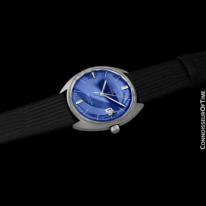 1960's Omega Vintage Mens Seamaster Cosmic Retro Handwound Watch - Stainless Steel