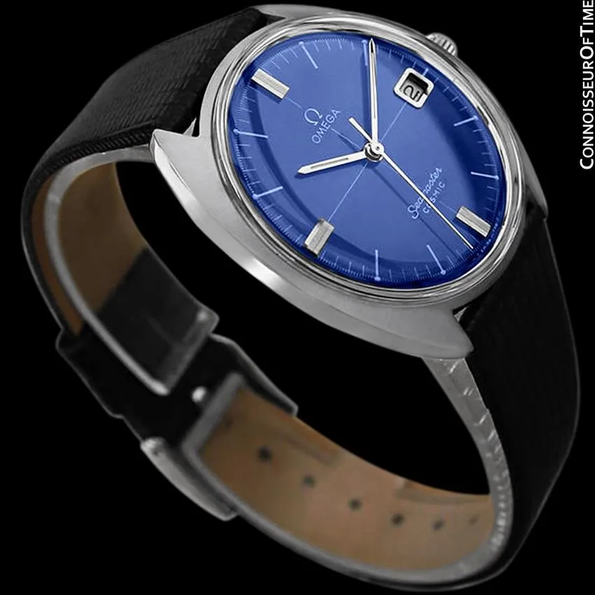 1960's Omega Vintage Mens Seamaster Cosmic Retro Handwound Watch - Stainless Steel