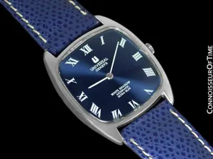 1960's Universal Geneve White Shadow Microtor Watch, Automatic - Stainless Steel