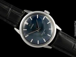 1963 Omega Seamaster 30 Vintage Mens Handwound Watch, Larger 35mm Model - Stainless Steel