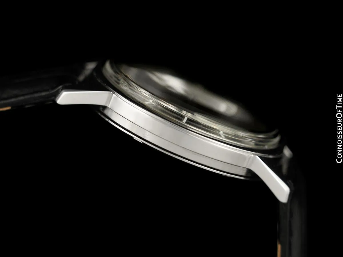1963 Omega Seamaster 30 Vintage Mens Handwound Watch, Larger 35mm Model - Stainless Steel