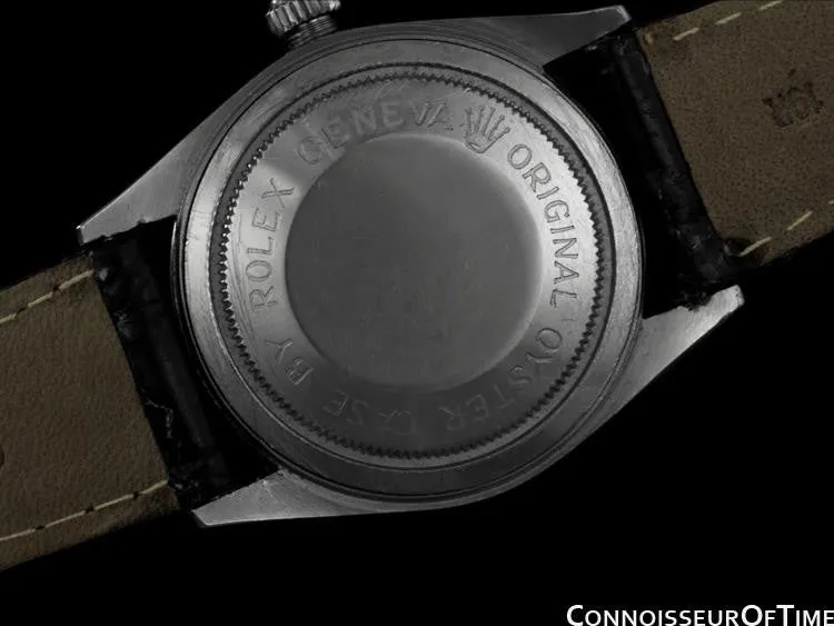 1964 Rolex Tudor Oyster Prince, Ref. 7963, Small Rose Dial, Stainless Steel - Spaceship Markers