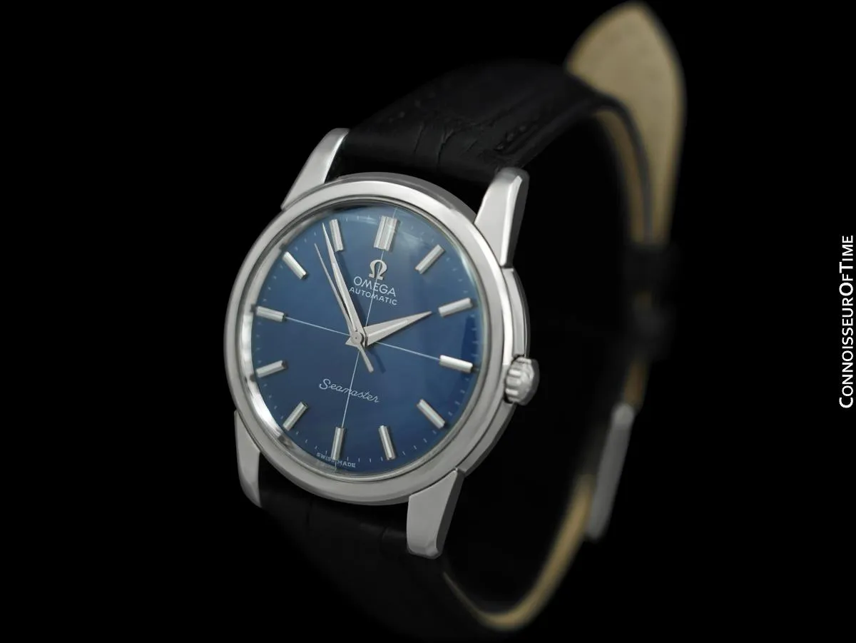 1965 Omega Seamaster Vintage Mens Automatic Cal. 552 Calatrava Watch - Stainless Steel