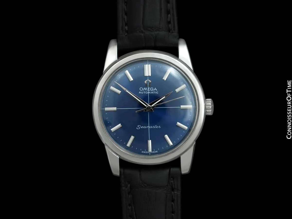 1965 Omega Seamaster Vintage Mens Automatic Cal. 552 Calatrava Watch - Stainless Steel