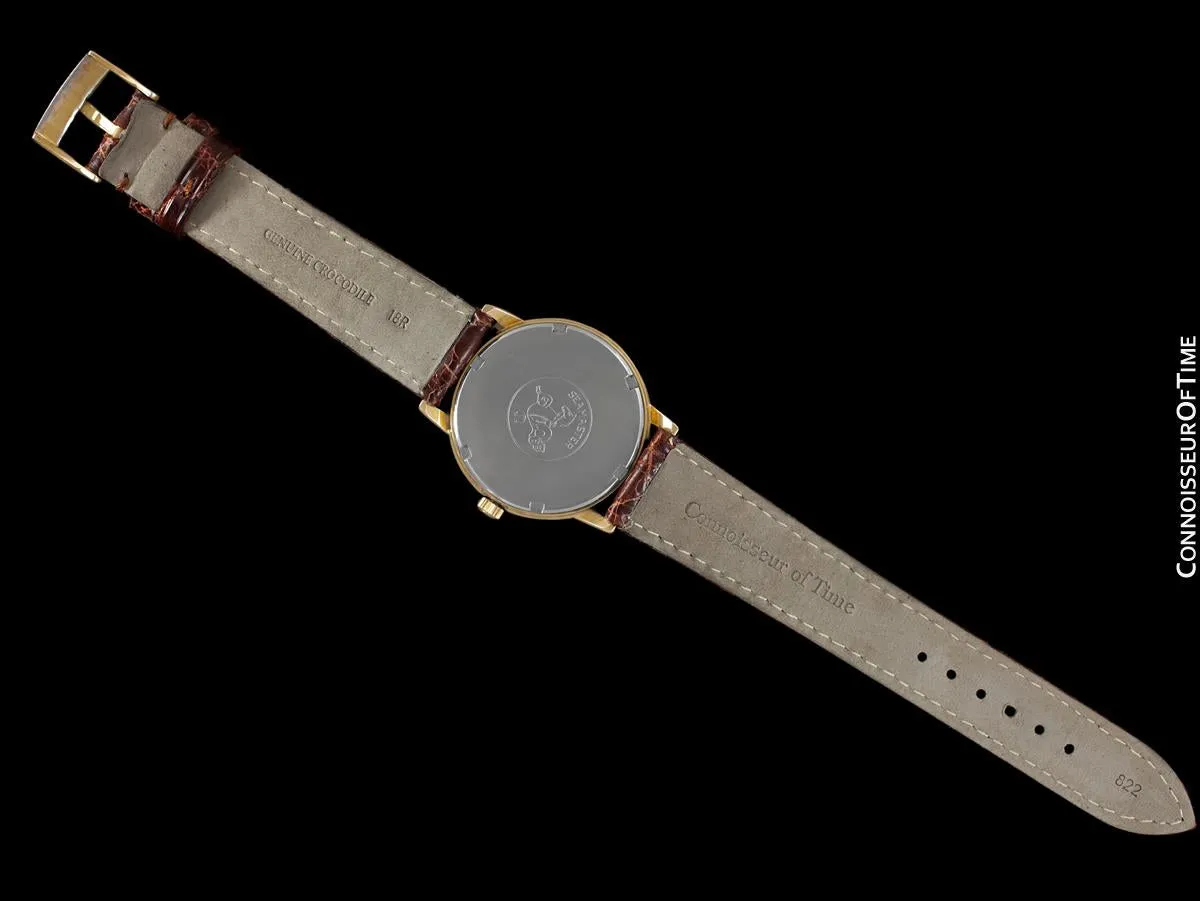 1966 Omega Seamaster 600 Vintage Mens Handwound Watch - 18K Rose Gold Plated & Stainless Steel