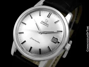 1966 Omega Seamaster Mens Vintage Full Size Watch with 562 Movement, Automatic, Date - Stainless Steel