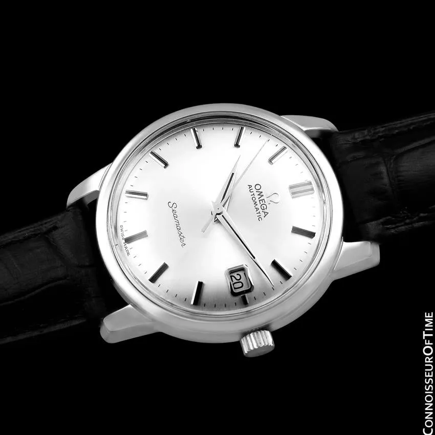 1966 Omega Seamaster Mens Vintage Full Size Watch with 562 Movement, Automatic, Date - Stainless Steel