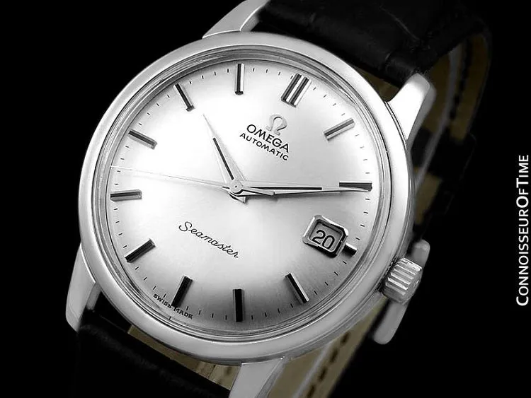1966 Omega Seamaster Mens Vintage Full Size Watch with 562 Movement, Automatic, Date - Stainless Steel