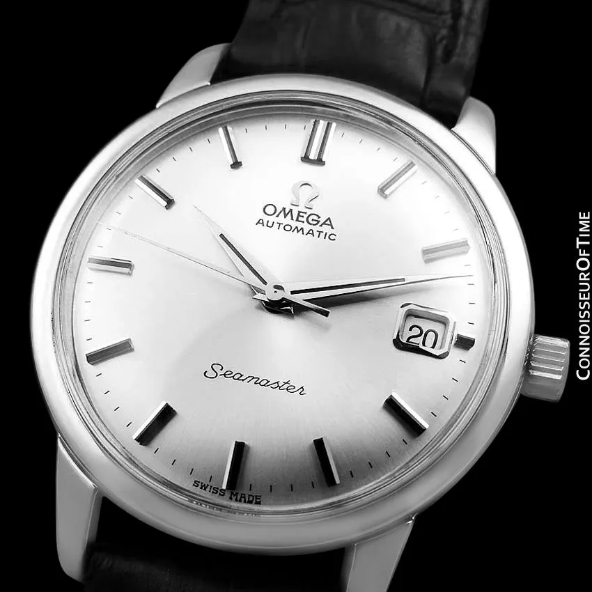 1966 Omega Seamaster Mens Vintage Full Size Watch with 562 Movement, Automatic, Date - Stainless Steel