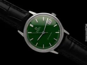 1967 Omega Seamaster Mens Vintage Cal. 565 Watch with Money Green Dial, Automatic, Date - Stainless Steel