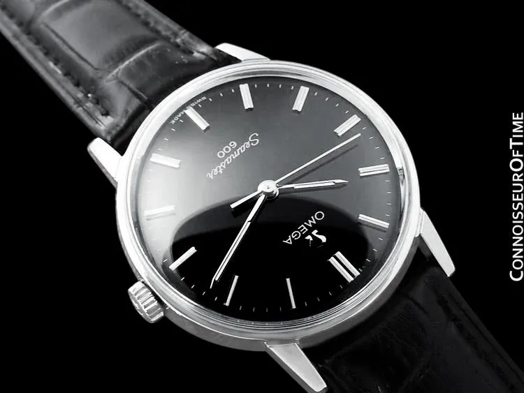 1970 Omega Seamaster 600 Vintage Mens Handwound Watch - Stainless Steel