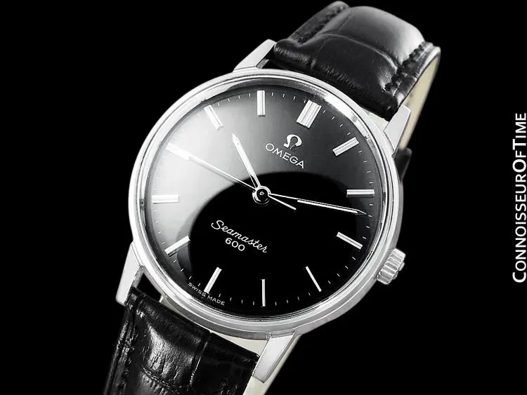 1970 Omega Seamaster 600 Vintage Mens Handwound Watch - Stainless Steel