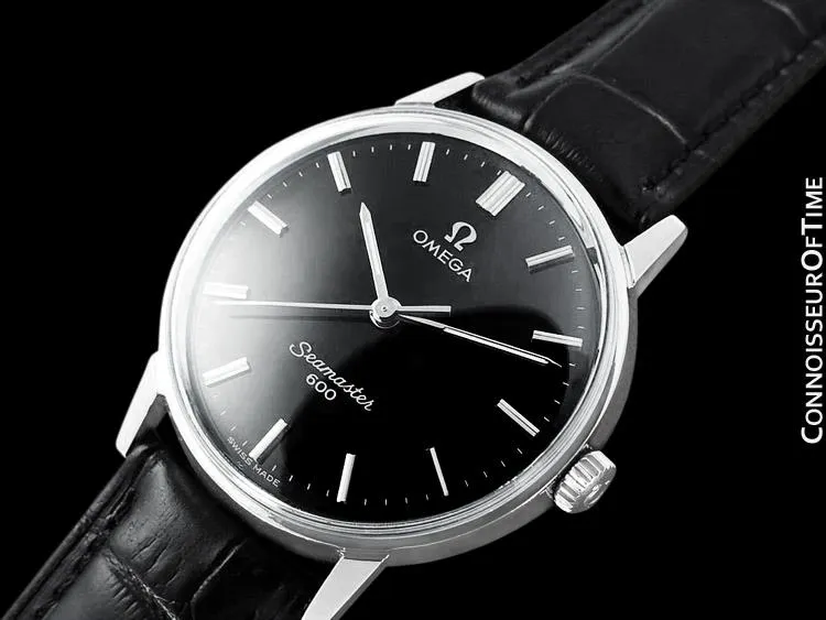 1970 Omega Seamaster 600 Vintage Mens Handwound Watch - Stainless Steel