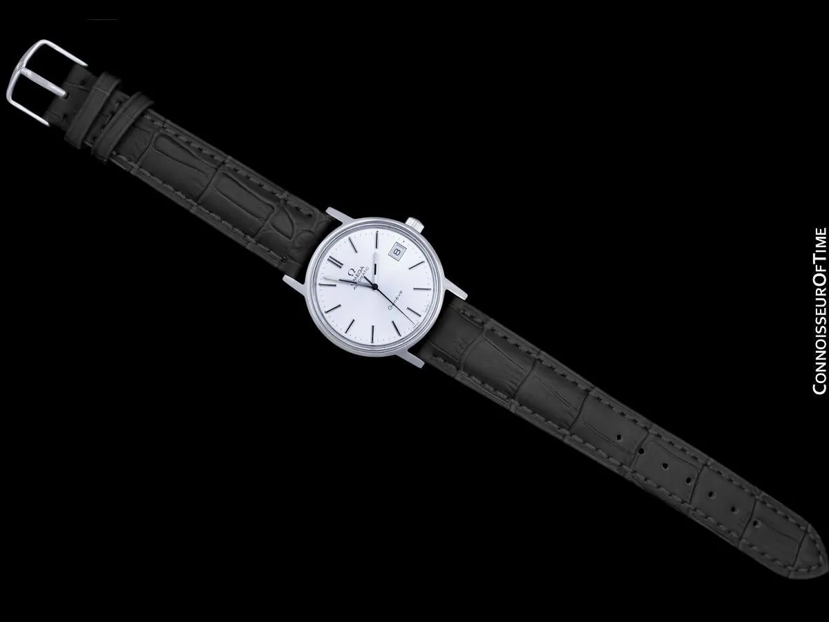 1976 Omega Geneve Vintage Mens Automatic Watch - Stainless Steel