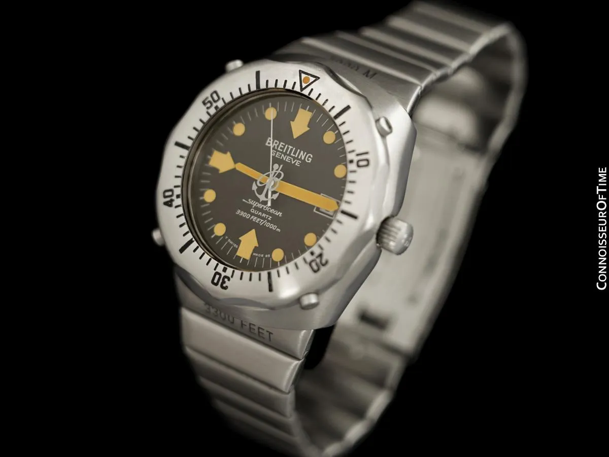 1983 Breitling Superocean "DEEP-SEA" Ref. 81190 Diver's Watch - Stainless Steel
