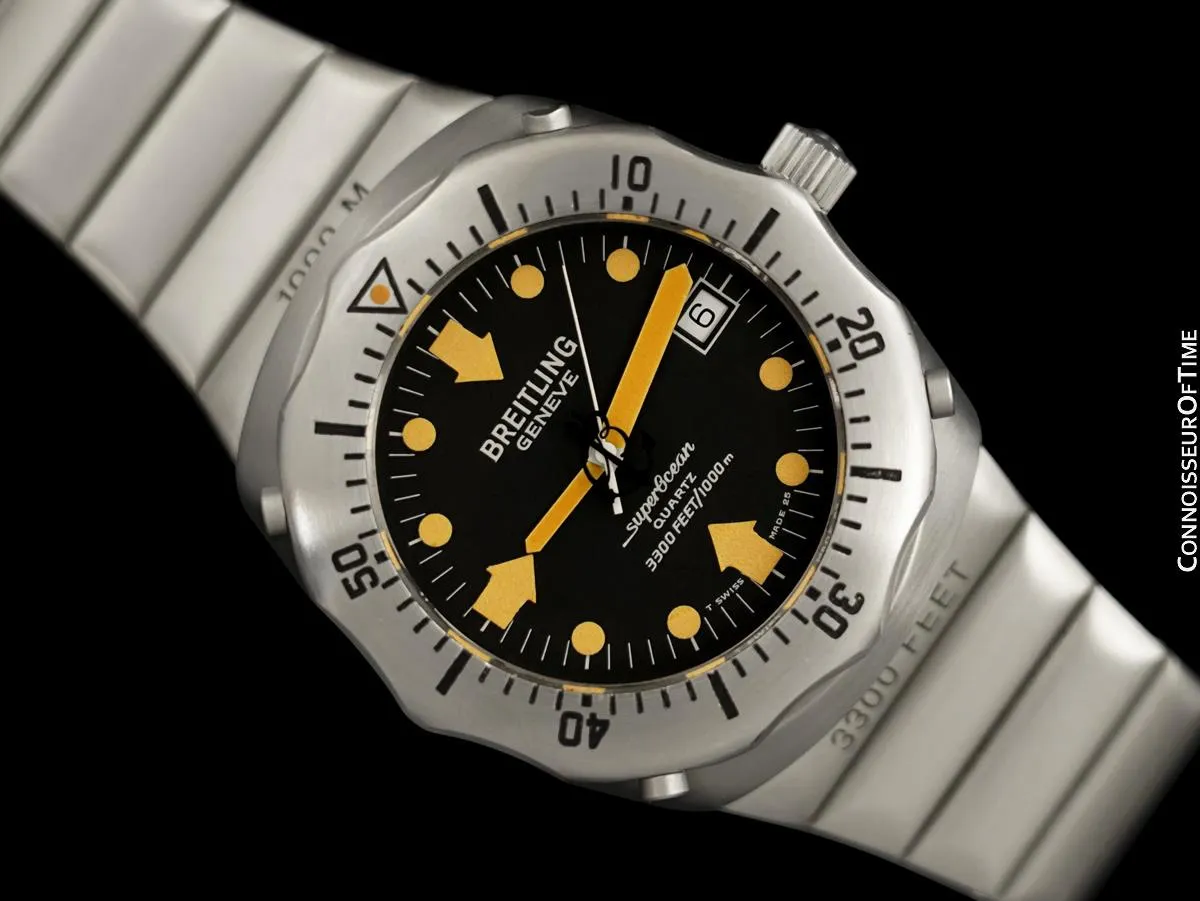 1983 Breitling Superocean "DEEP-SEA" Ref. 81190 Diver's Watch - Stainless Steel