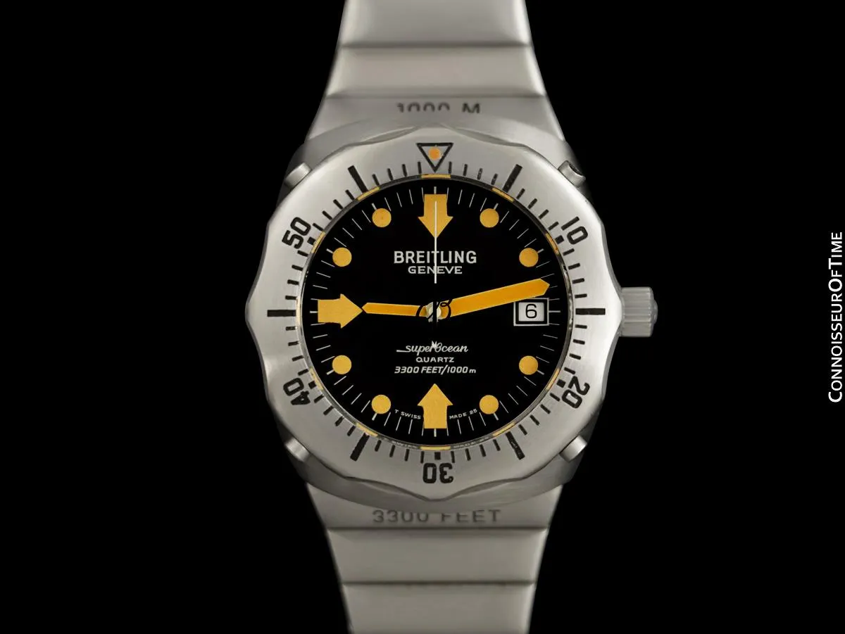 1983 Breitling Superocean "DEEP-SEA" Ref. 81190 Diver's Watch - Stainless Steel