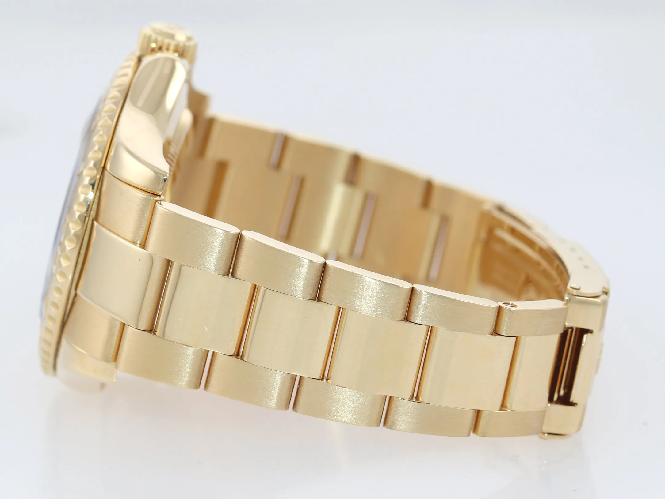 2003 DARK MOP Rolex Yacht-Master 18k Yellow Gold 16628 40mm Watch Box