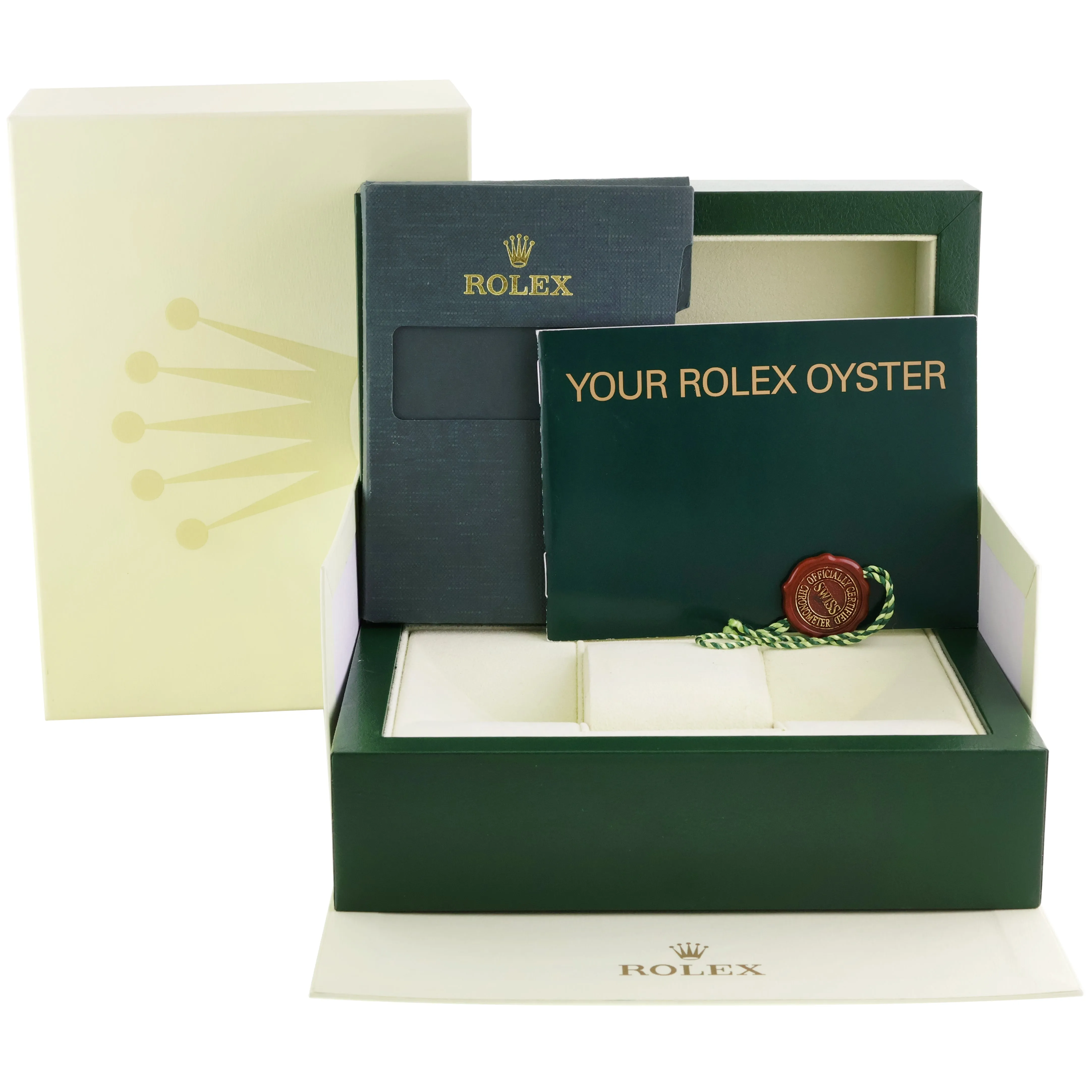 2004 MINT Rolex Yacht-Master Yellow Gold 16628 40mm Blue Watch Box