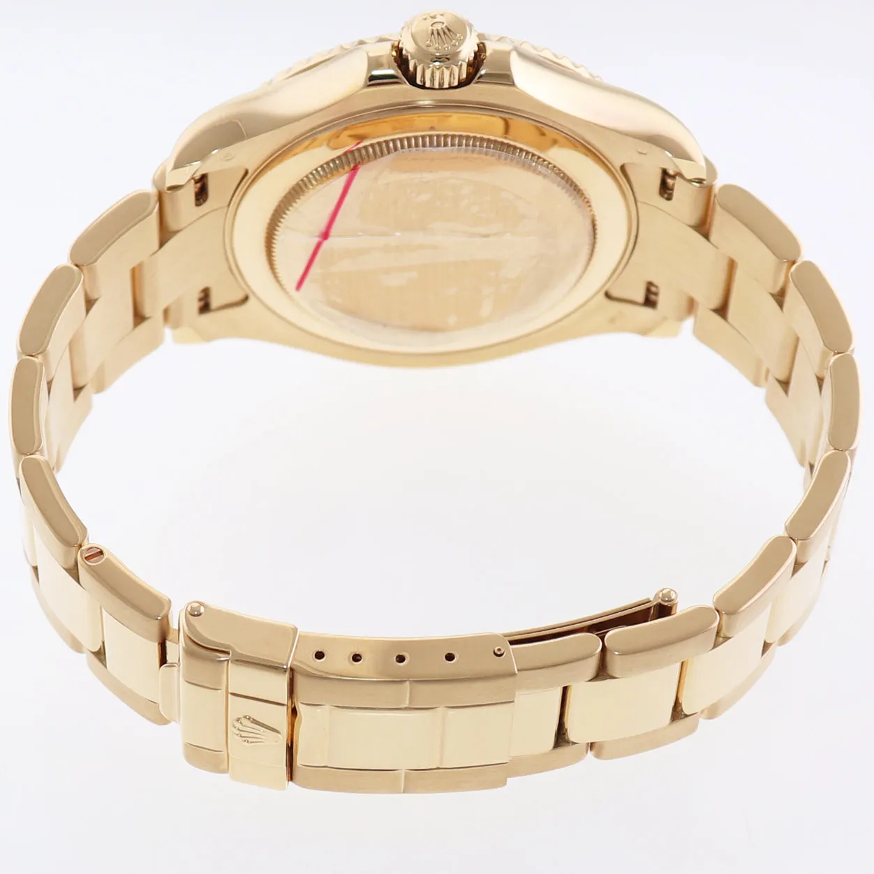 2004 MINT Rolex Yacht-Master Yellow Gold 16628 40mm Blue Watch Box