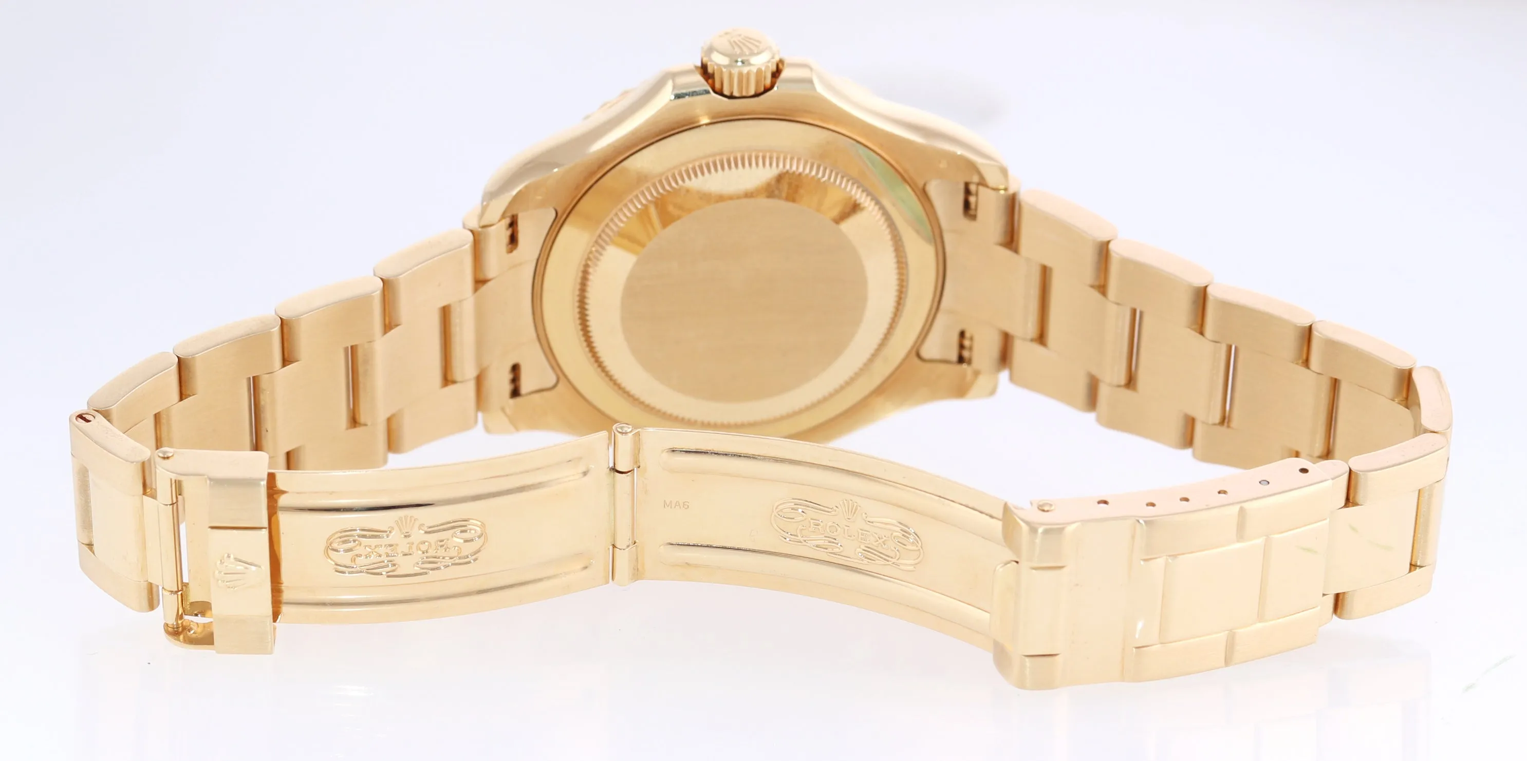 2007 PAPERS FACTORY Diamond MOP Rolex Yacht-Master Yellow Gold 16628 Watch