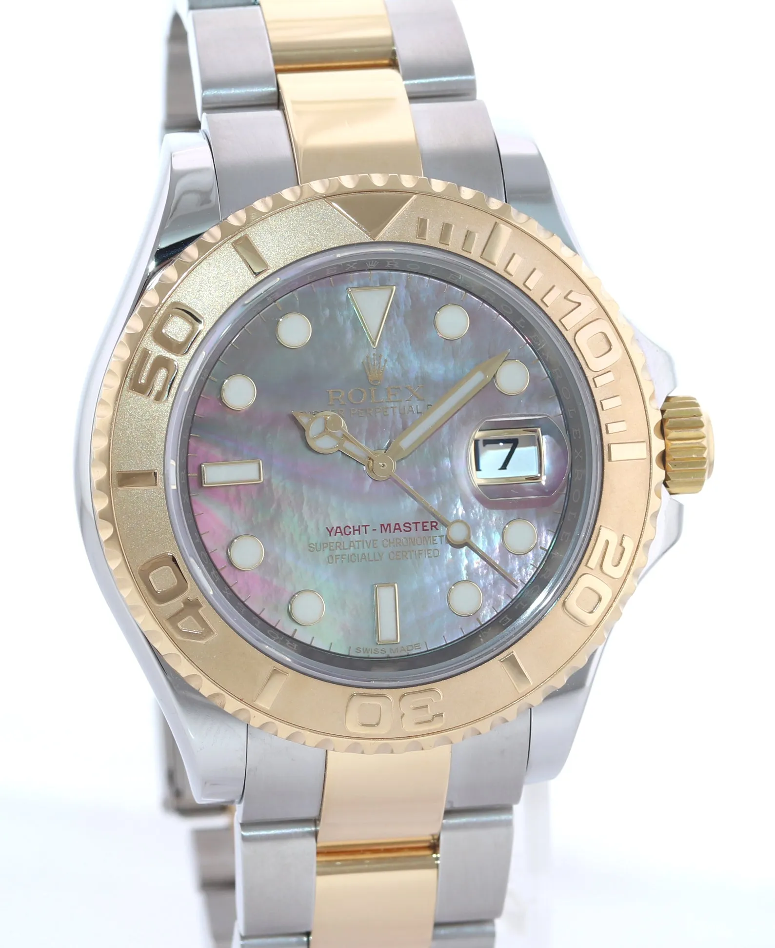 2014 FACTORY MOP Rolex Yacht-Master 18k Gold & Steel Two Tone 16623 Watch Box