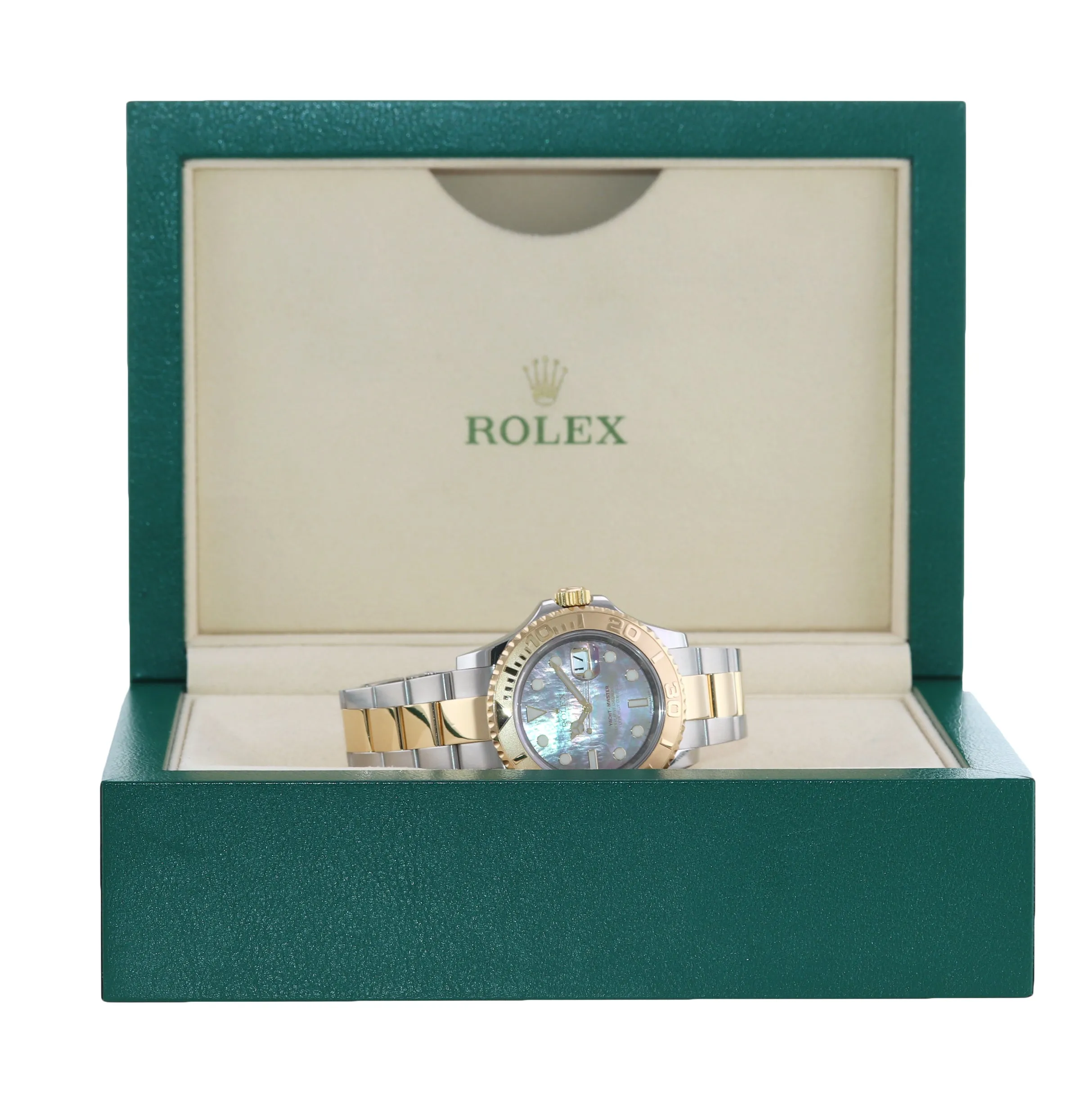 2014 FACTORY MOP Rolex Yacht-Master 18k Gold & Steel Two Tone 16623 Watch Box