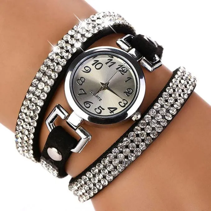 2017 Fashion Women Watch Simple Desgin Bracelet Cycstal Watch Women Quartz-watch Wristwatch Relogio Feminino &03