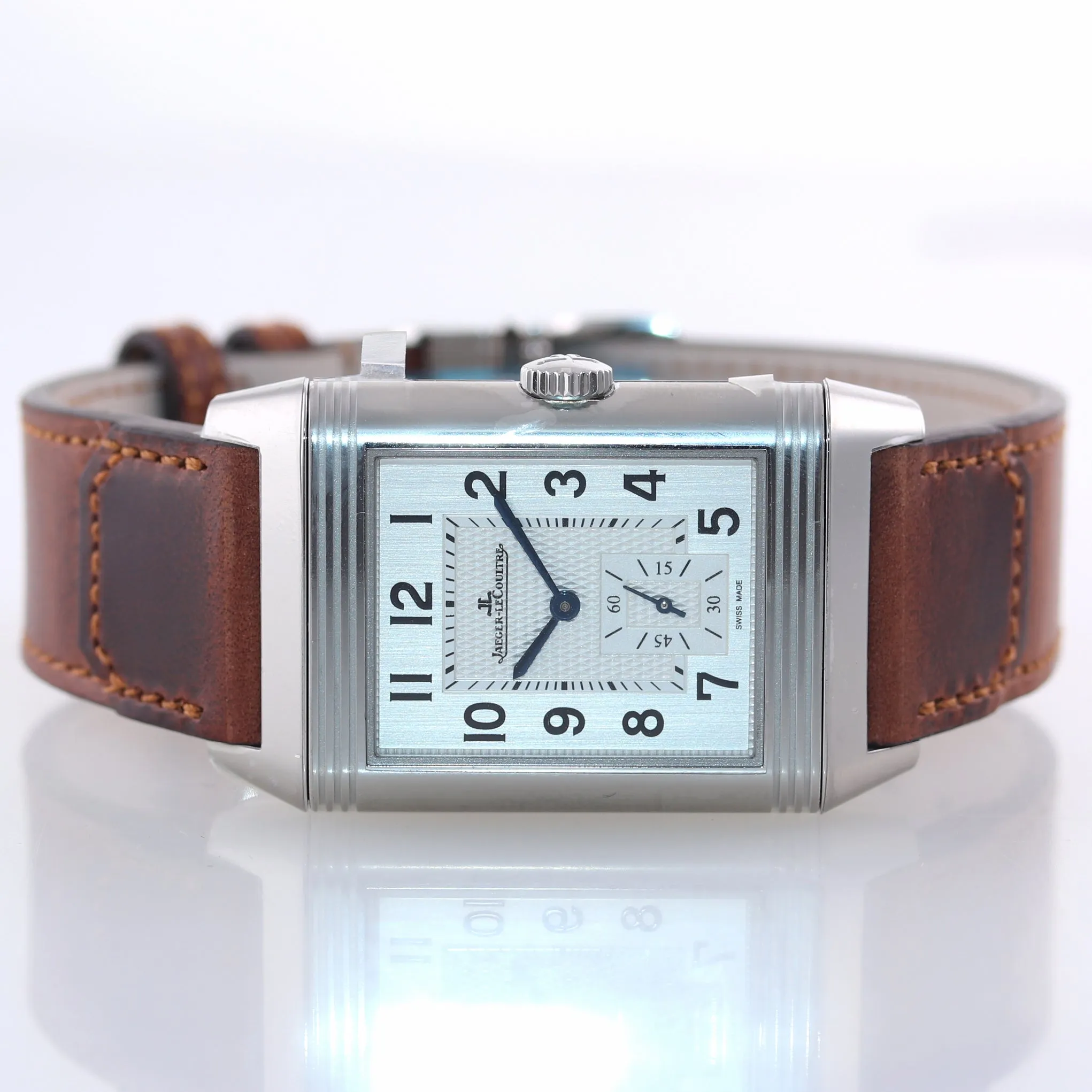 2020 NEW Jaeger LeCoultre JLC Reverso Classic Large Duoface Q3848422 Steel Watch