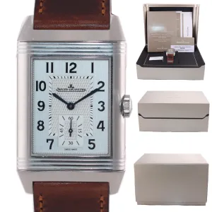 2020 NEW Jaeger LeCoultre JLC Reverso Classic Large Duoface Q3848422 Steel Watch