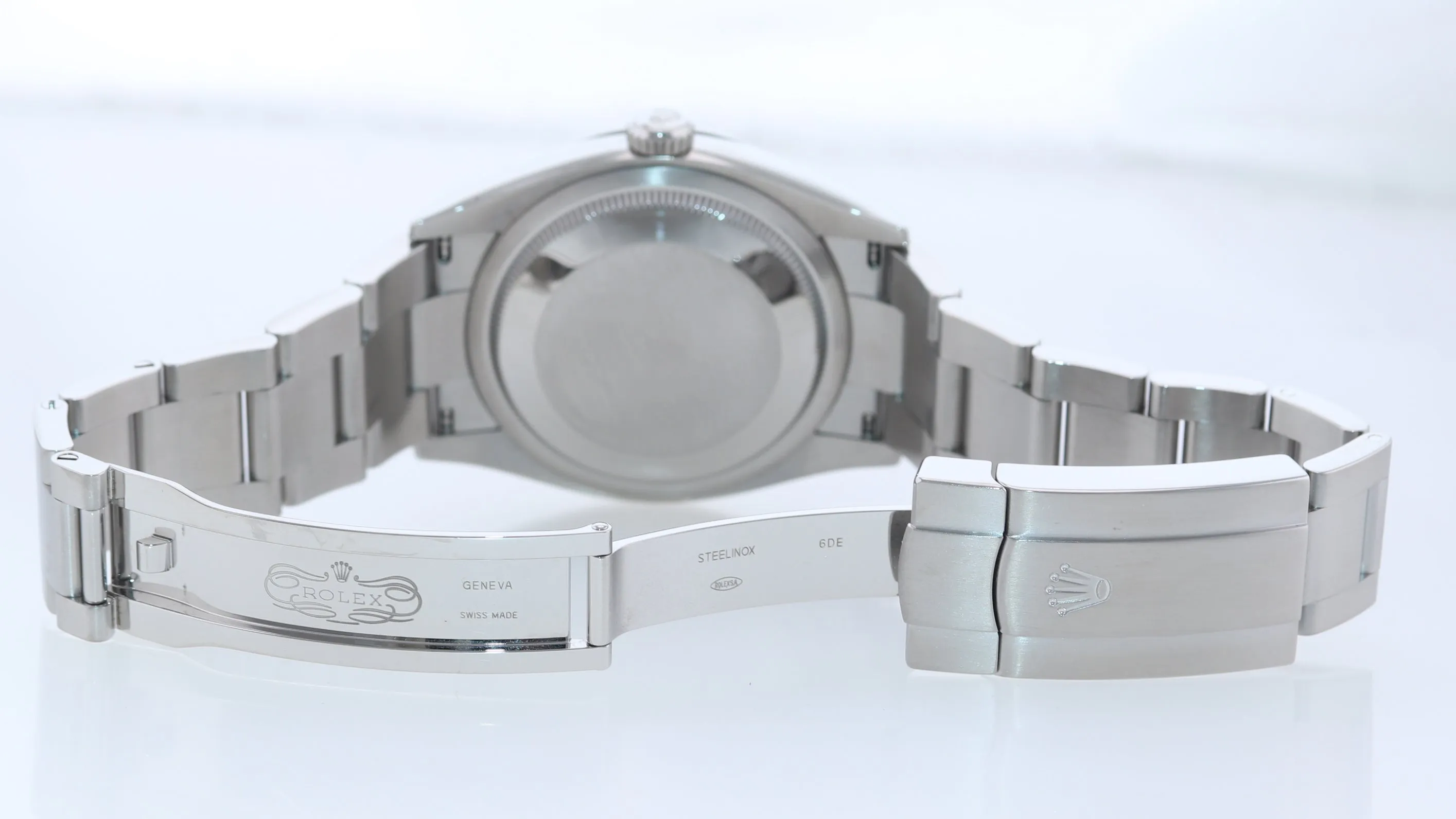 2020 PAPERS rolex Oyster Perpetual 36mm Steel Blue Stick Watch 126000 Box