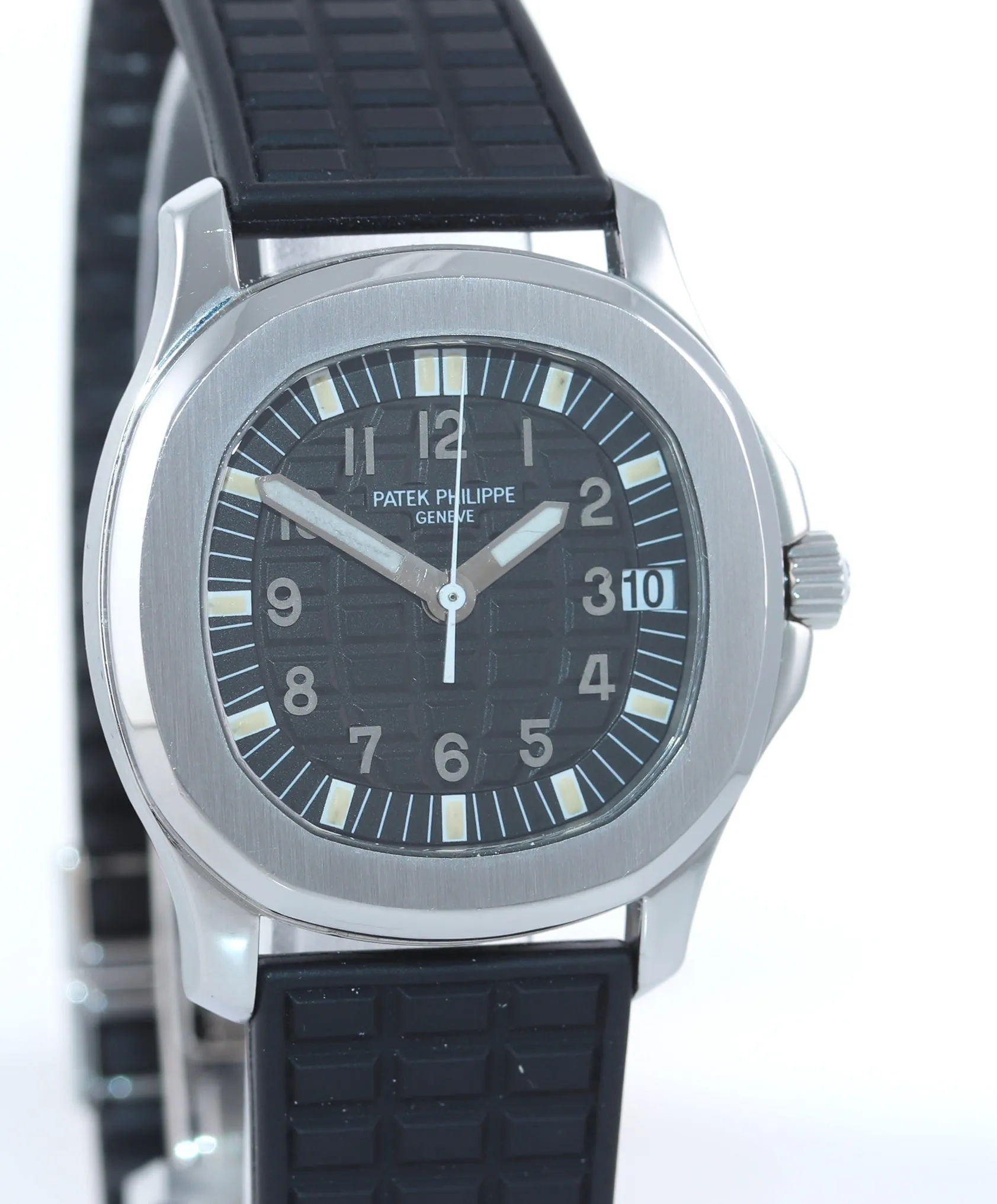 2022 Service Patek Philippe Steel 5066a Aquanaut Black Rubber 5066/1 36mm Watch