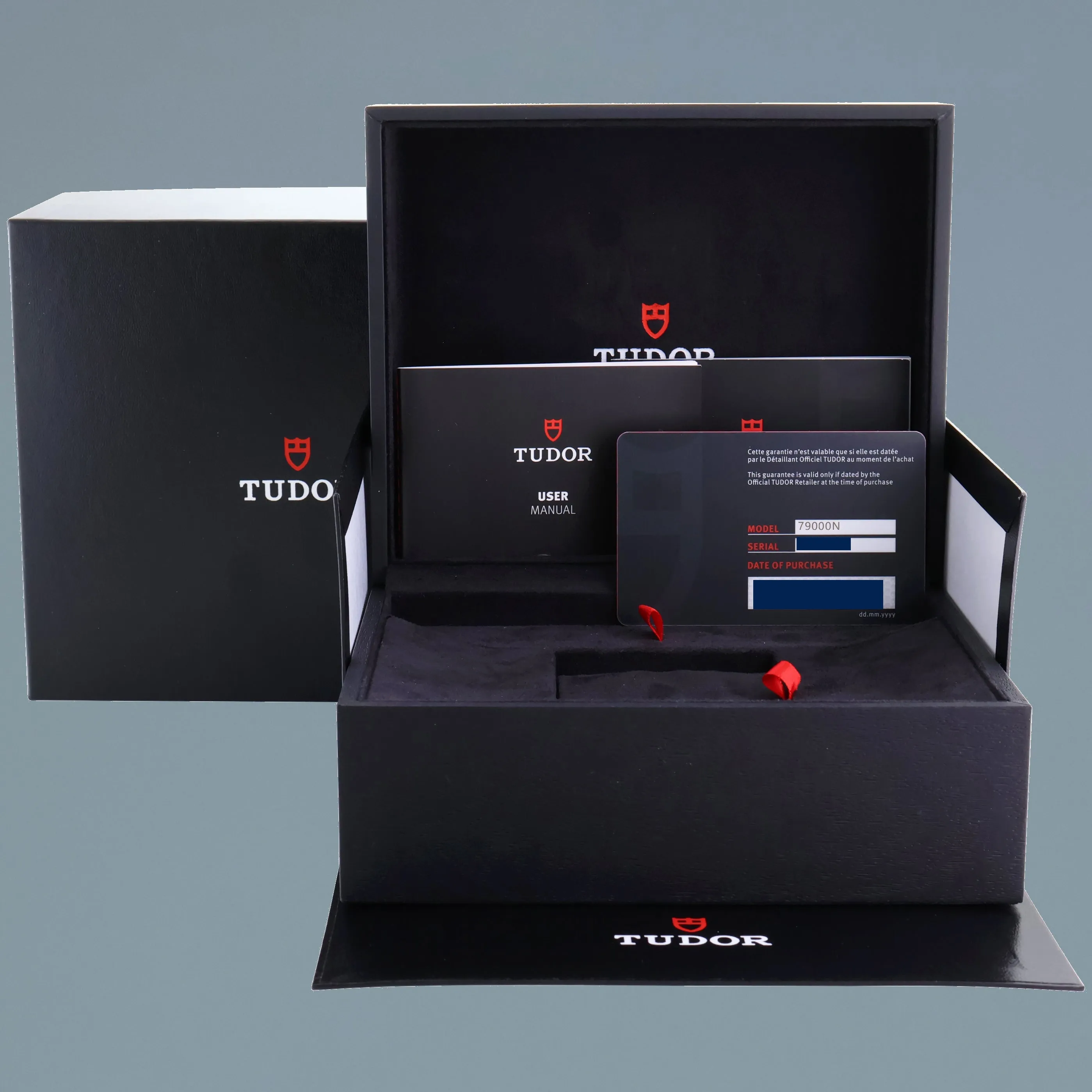 2023 NEW PAPERS Tudor Black Bay 54 Steel 37mm 79000N Black Dive Watch Box