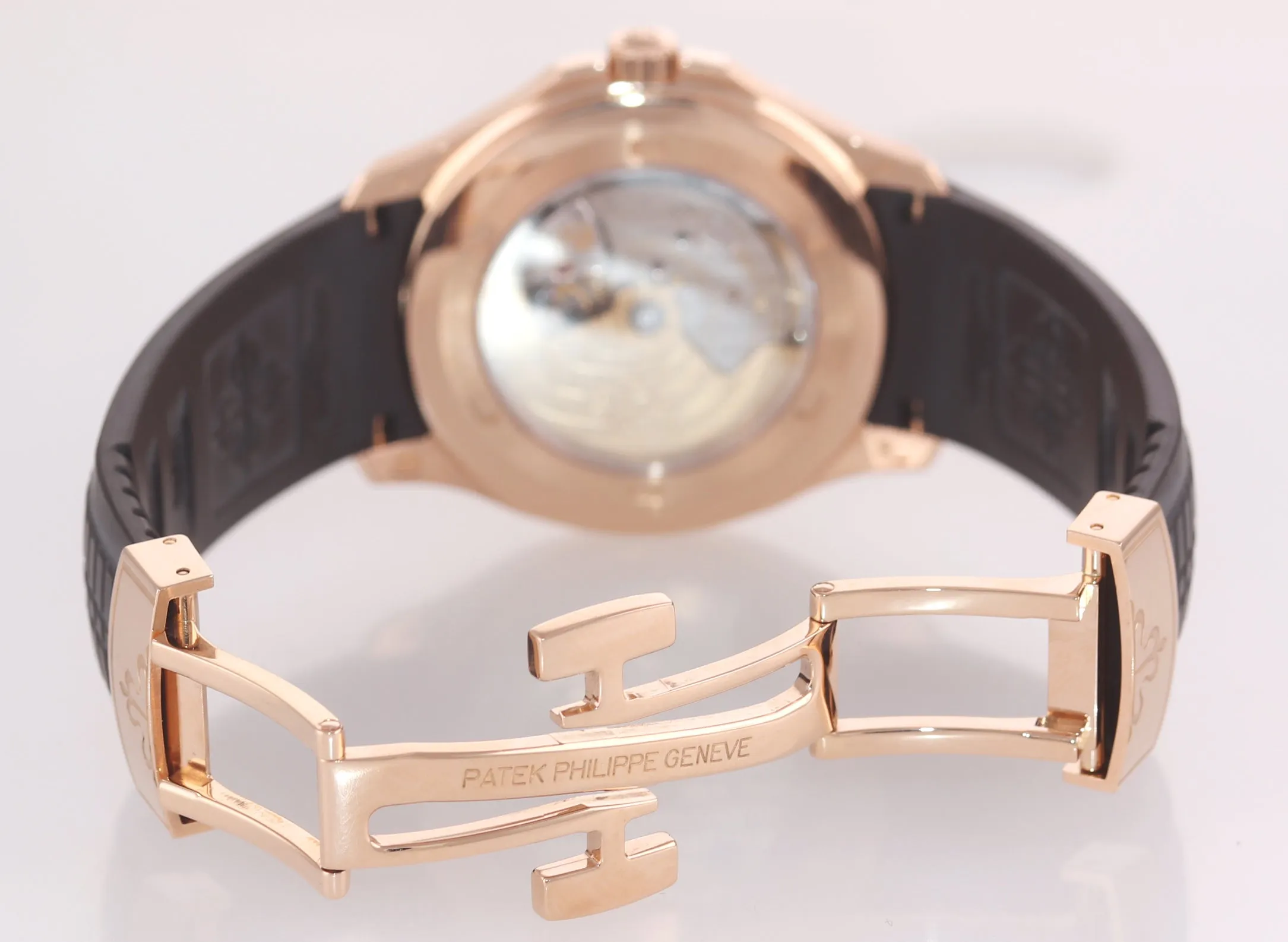5167R Patek Philippe Aquanaut Rose Gold Brown 40mm Tropical Rubber Watch Box
