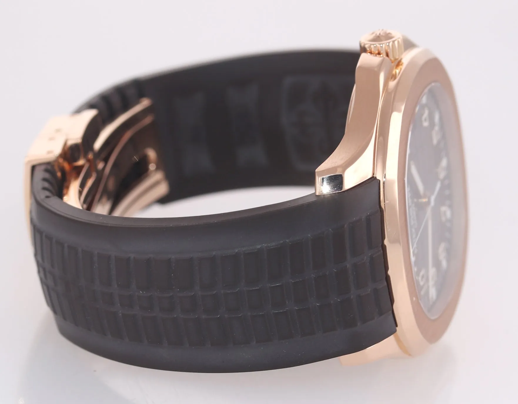 5167R Patek Philippe Aquanaut Rose Gold Brown 40mm Tropical Rubber Watch Box