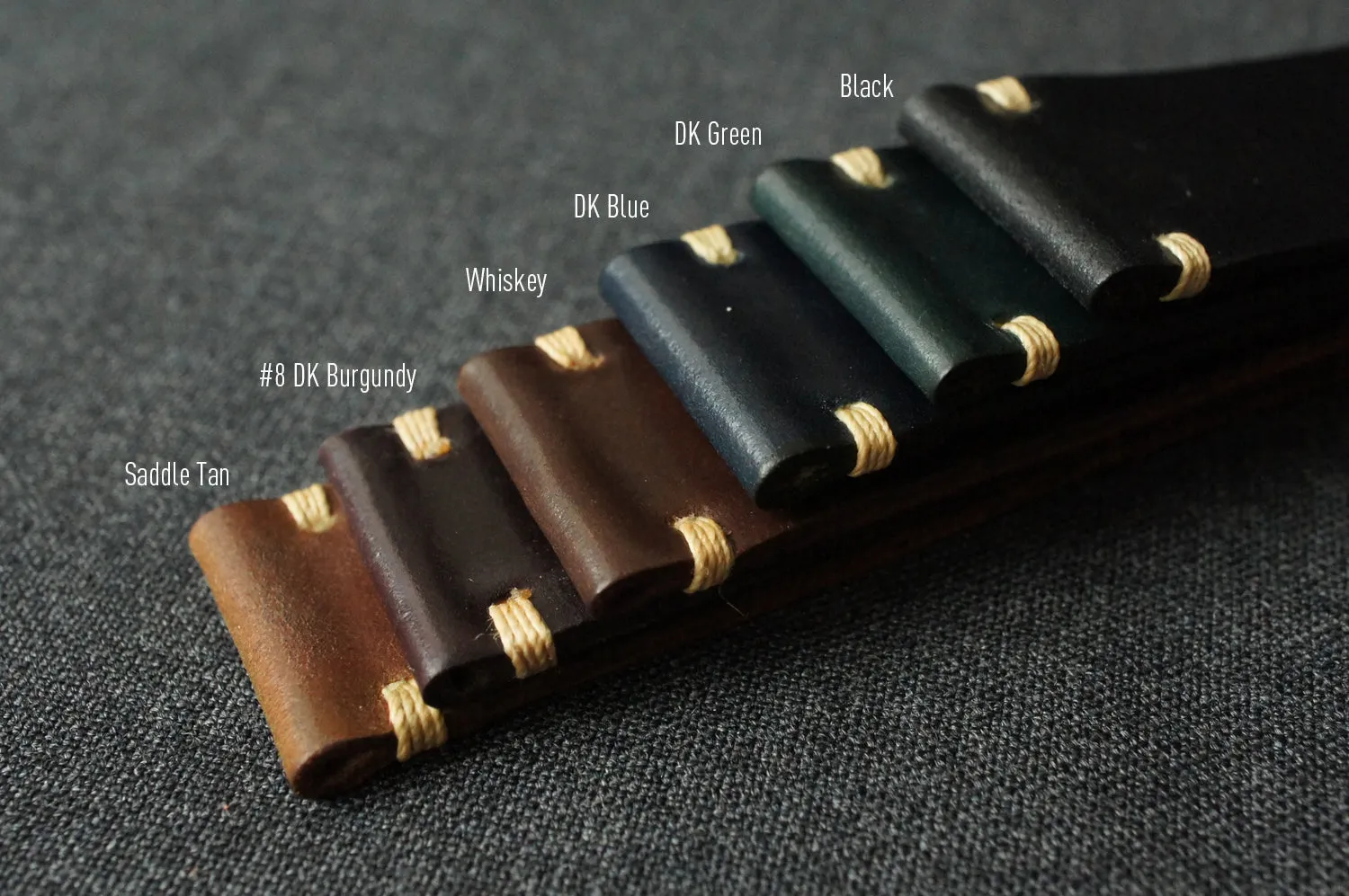 #8 BURGUNDY HORWEEN SHELL CORDOVAN CUSTOM MADE STRAP